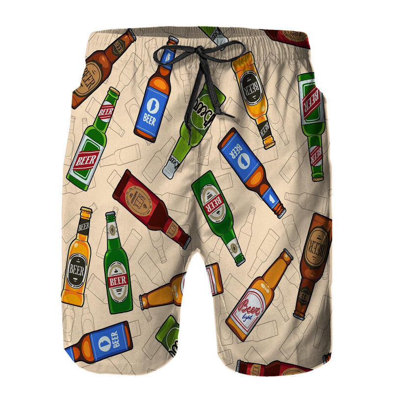 Beer Bottle Bash Beach Shorts