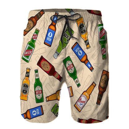 Beer Bottle Bash Beach Shorts