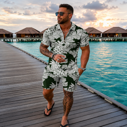 Pineapple Paradise Hawaiian Set