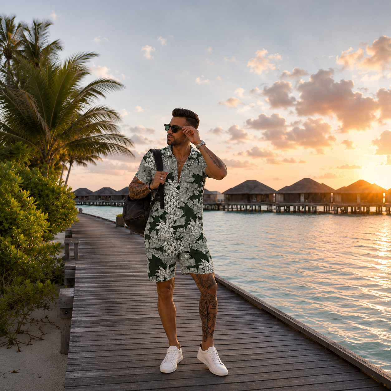 Pineapple Paradise Hawaiian Set