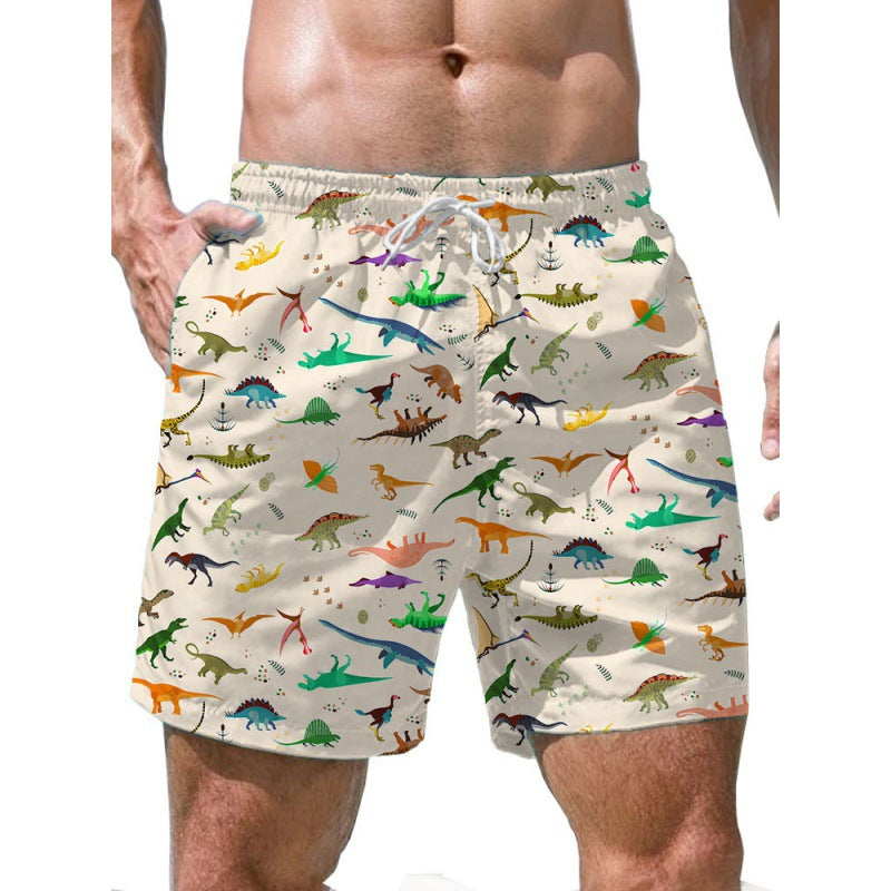 Dino Kingdom Beach Shorts