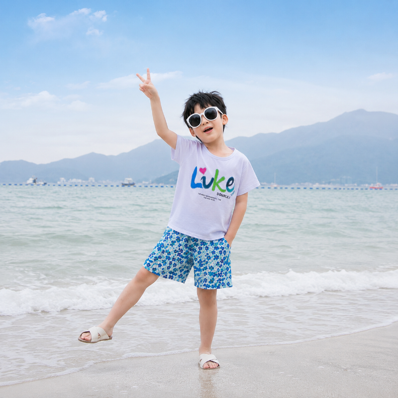 Ditsy Floral Matching Family Beach Set
