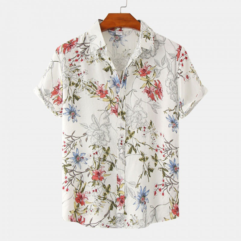 Ivory Wildflower Print Shirt