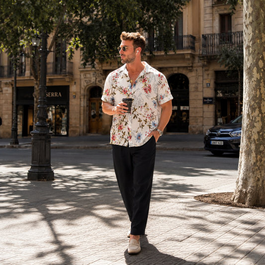 Ivory Wildflower Print Shirt