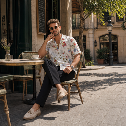 Ivory Wildflower Print Shirt