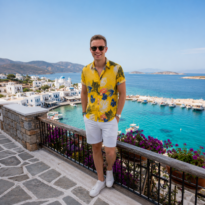 Men Yellow Shirt