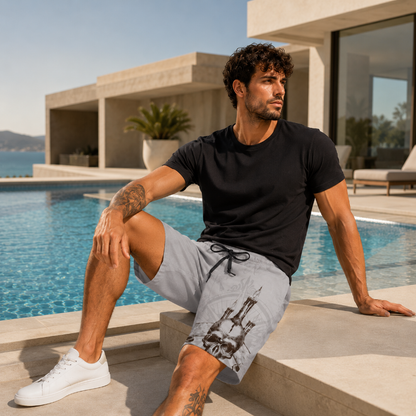 Mystic-Skull_Graphic_Beach_Shorts
