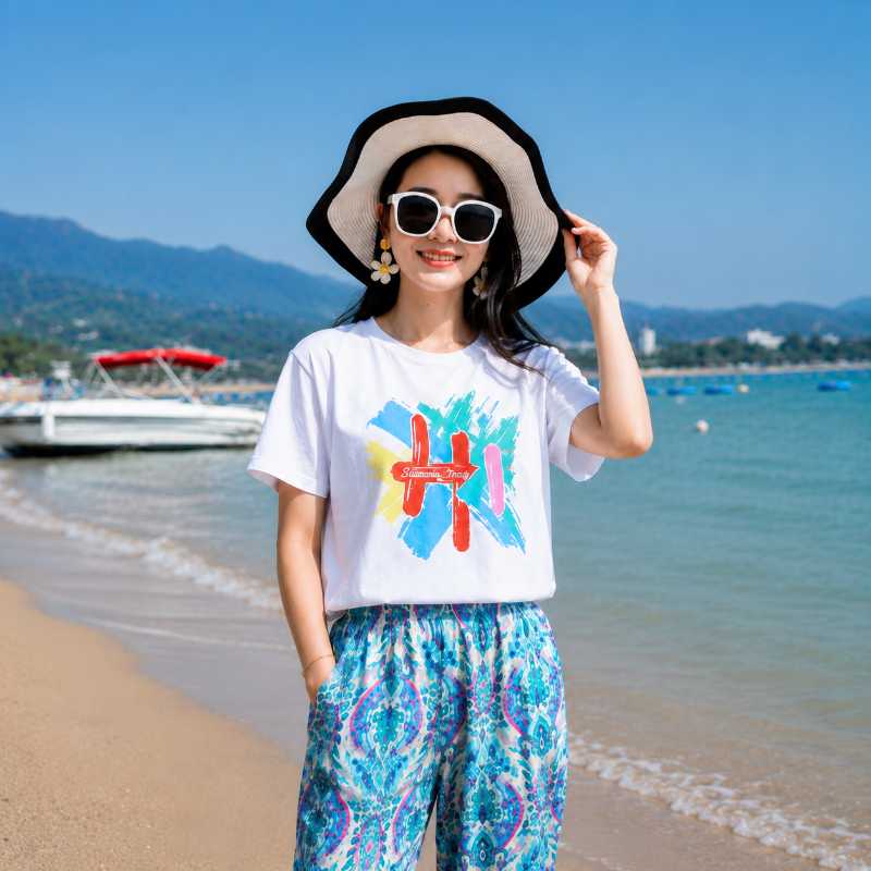 Ocean Mosaic Print Matching Family Hawaiian Set
