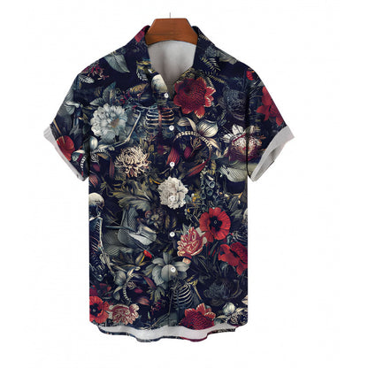 Phantom Skeleton Floral Shirt