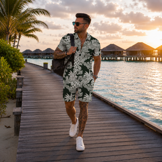 Pineapple Paradise Hawaiian Set