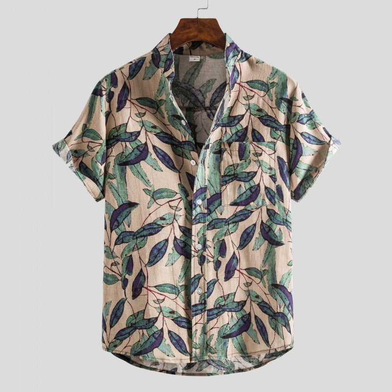 Rustic Geometric Beach Shirt