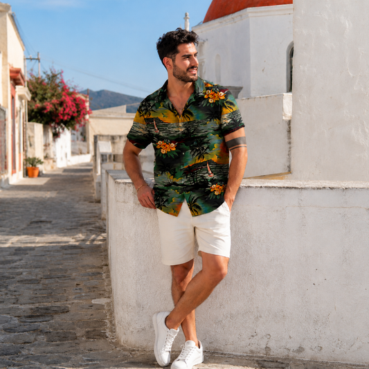 Sunset Sailboat Beach Shirt