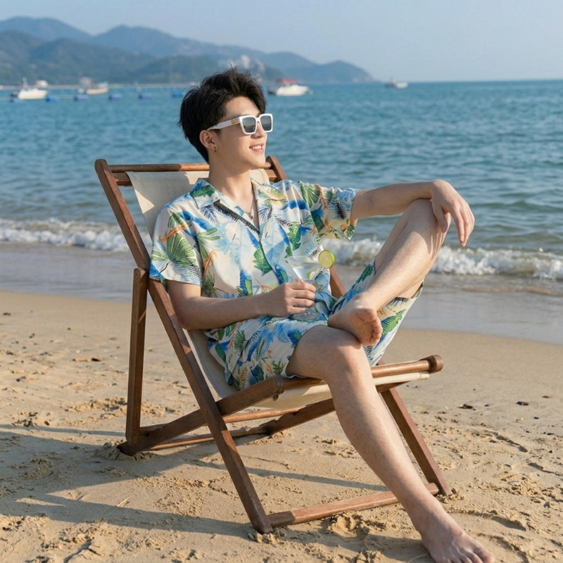 Tropical Leaf Matching Family Hawaiian Set