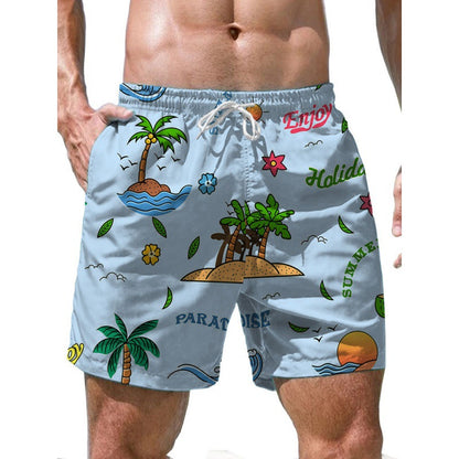 Tropical Oasis Beach Shorts 