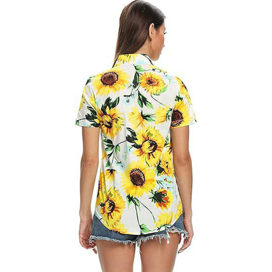 White Sunflower Shirt