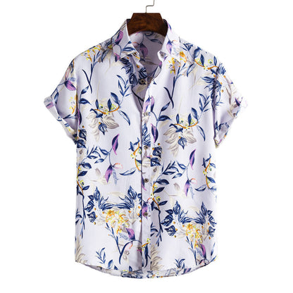 Purple Floral Shirt